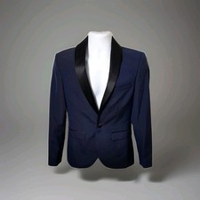 Moss Bros Skinny Fit Navy