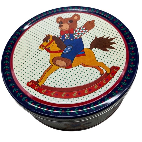 Christmas vintage tin rocking
