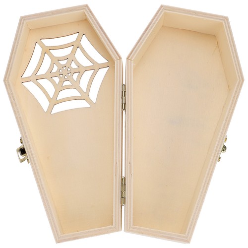 Halloween wooden candy box - halloween,