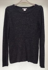 H&M GREY/BLACK & WHITE RIBBED