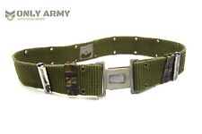 US Army Webbing Belt LC2 OD Olive Canvas Military Combat Pistol Belts LC-2 Used