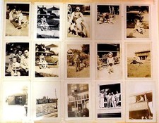 Vintage PHOTO Lot TRAIN CAR