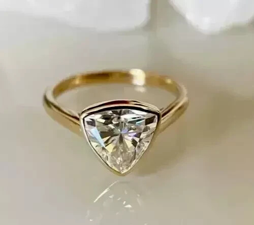 2ct trillion cut lab created - trillion,
