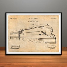 1937 Loewy Locomotive Patent