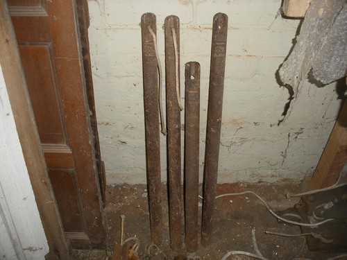 Reclaimed cast iron sash