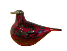 Iittala Birds Toikka Ruby Bird Red Nuutajärvi Oiva Toikka Finland