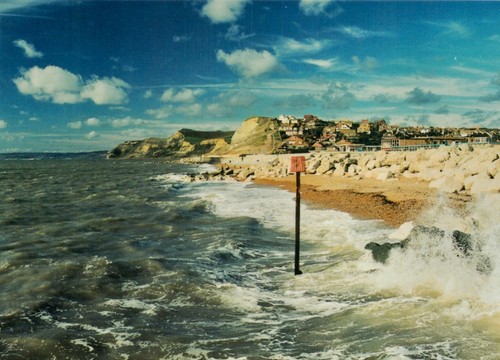 Postcard west bay - postcard, bay,