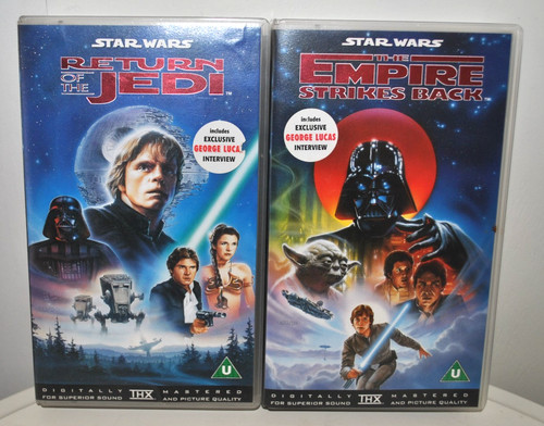 Star wars vhs tapes return - wars,
