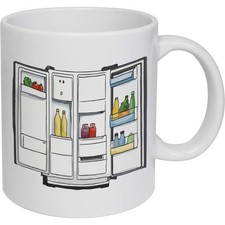 11oz (320ml) 'Open Fridge' Ceramic Mug / Cup (MG00077513)