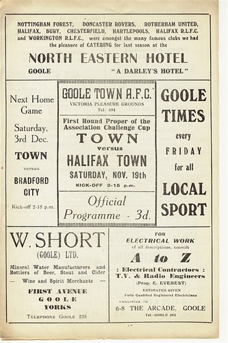 Goole town halifax fa - town, (fa