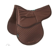 NuuMed Brown Griffin High Wither Half Shimmy GP / Medium Numnah with Shimmy Pads