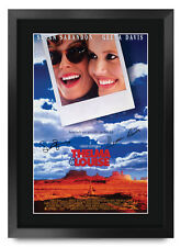 Thelma-Louise A3 Framed Susan Sarandon Geena Davis Poster Signed Print Movie Fan