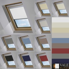 BLACKOUT SKYLIGHT BLINDS FOR VELUX WINDOWS EVERY SIZE & COLOUR (VALE MODEL)
