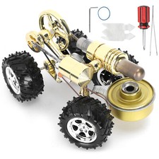 Stirling Engine Model Car Jet