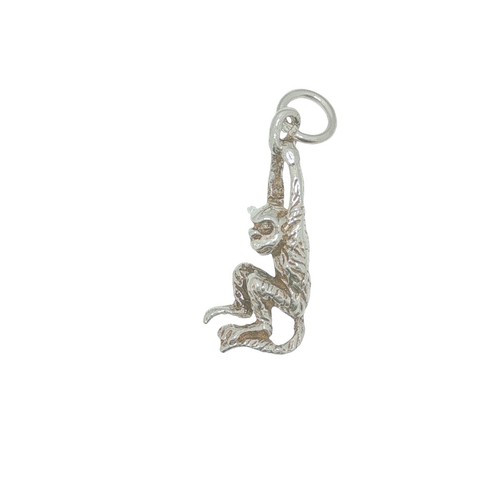 Vintage silver monkey - vintage,
