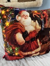 Christmas Pillow Lights Up 20"