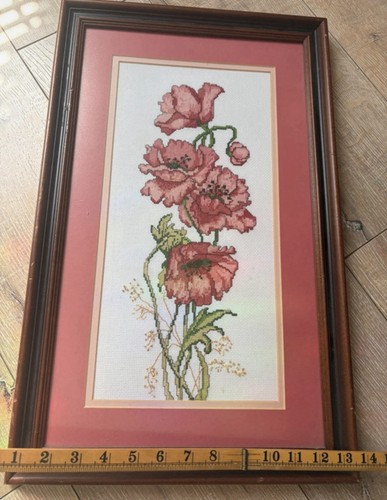 Framed goldern bee poppies - framed,