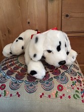 Vintage Birthdays Huggables Laying Dalmatian Puppy Dog Plush Soft Toy 15"
