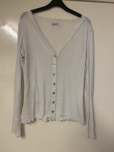Ladies white cardigan size - ladies,