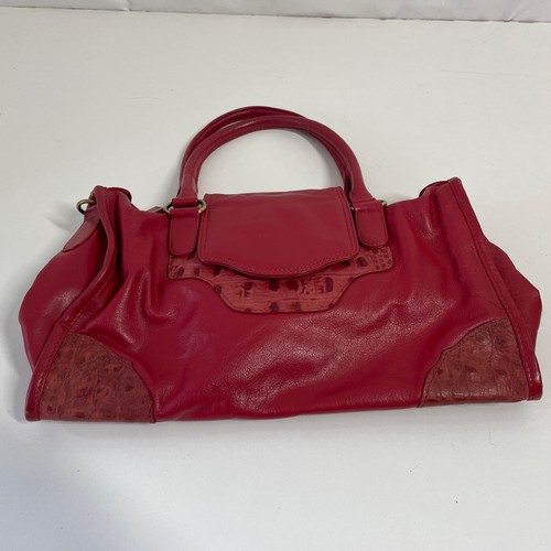 Pell mell red - red, leather