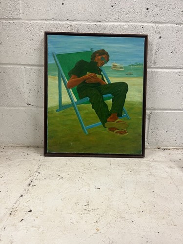 Vintage oil painting - vintage, of
