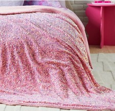 NEXT Throw Pink Sequins Super