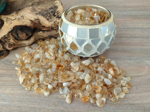 Crystal gemstone chips - crystal,