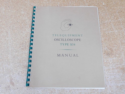 Telequipment oscilloscope s54 - telequipment,