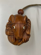 Mouse Netsuke Wood carving