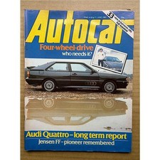 AUDI QUATTRO AUTOCAR MAGAZINE