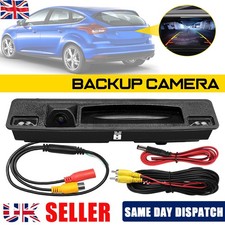 Reverse Camera For FORD Focus Mk3 ST 2015-2019 Boot Handle Trunk Rear  w/ Cables