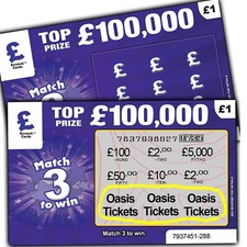 Oasis Tickets Prize Gift