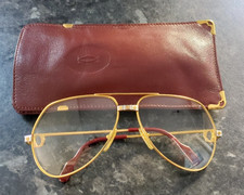 Cartier Vendome Santos Gold Vintage Glasses Circa1983