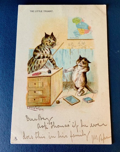 Original vintage postcard - original,