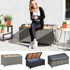 Garden rattan storage - rattan,