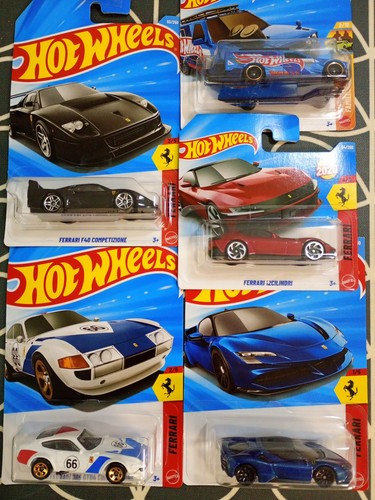Mattel hot wheels - hot, ferrari