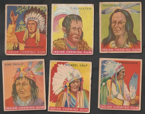 1930s goudey indian - 1930s, cards