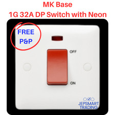 MK Base 32A 1-Gang DP Isolator