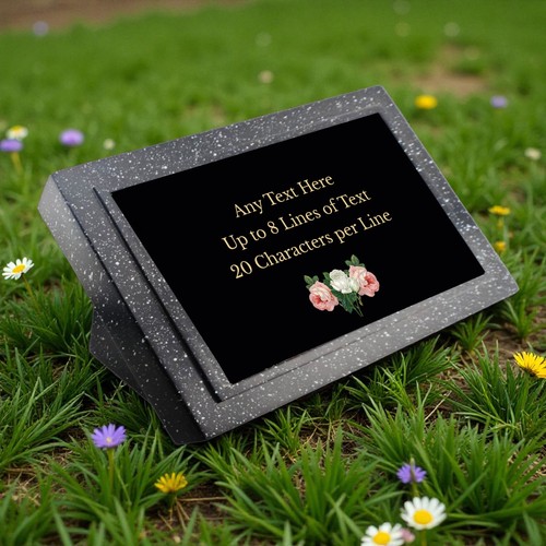 Personalised memorial grave - personalised,