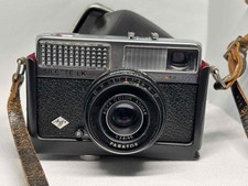 Vintage Agfa Silette LK Sensor 35mm Orange Button Compact Camera 35mm f2.8 Lens