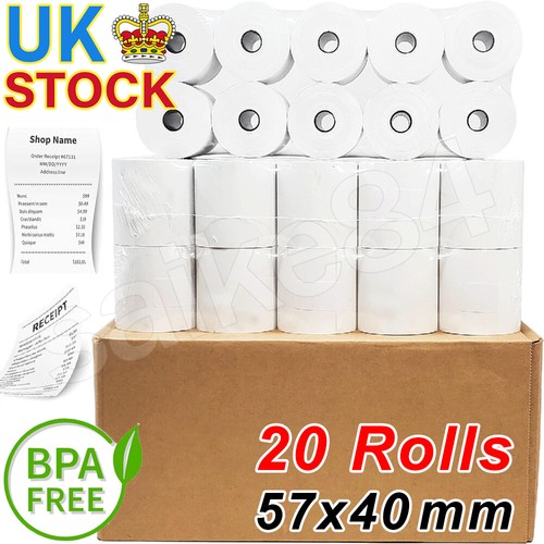 Rolls 57x40 thermal receipt - rolls,