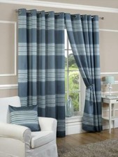 Striped teal blue - striped,