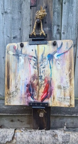 Original vintage stag - vintage, art