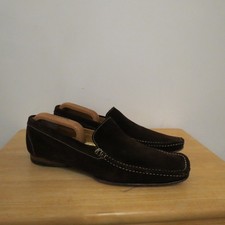 Canali Brown Suede Loafers UK