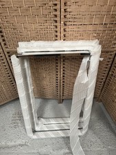 John Lewis Tropez Corner Desk Legs, Chrome