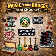 You Choose Music Themed Pin