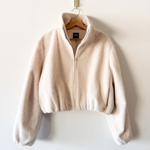 Zara off white soft - zara, jacket