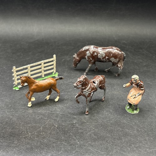 Antique metal farm yard - antique,