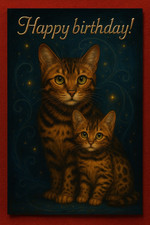 Bengal Leopard Cat Birthday