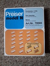 Preiser 79565 Benches N Gauge